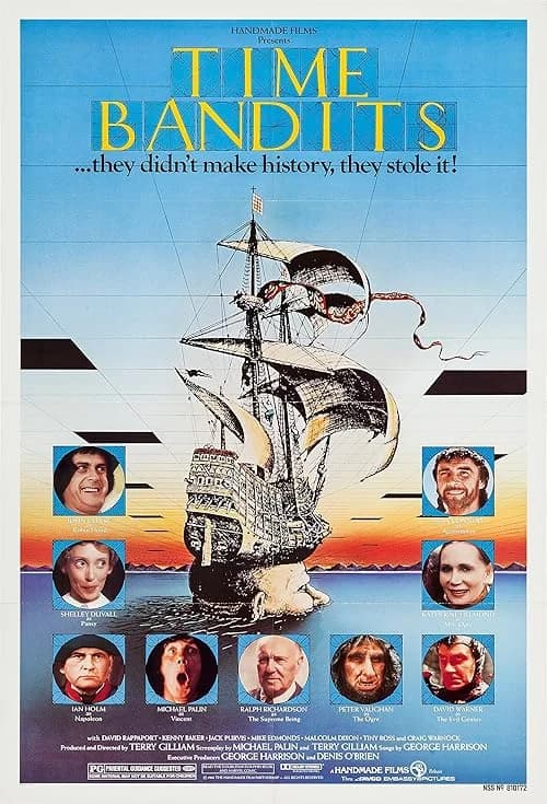 Time Bandits film posteri